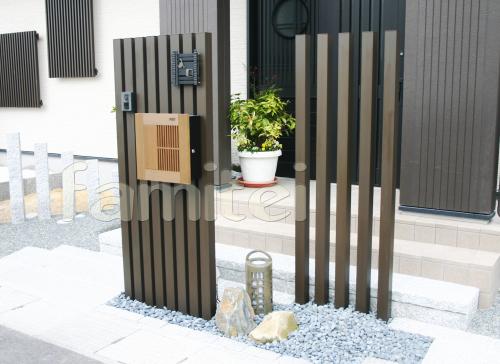 角柱おしゃれ外構 施工例