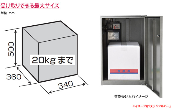 宅配ボックスコンボミドル(前出)